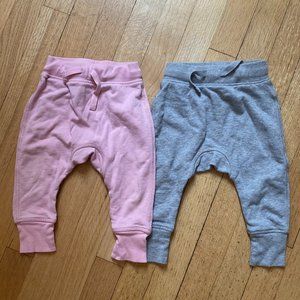 Hanna Andersson bright basics jogger set 18-24mo